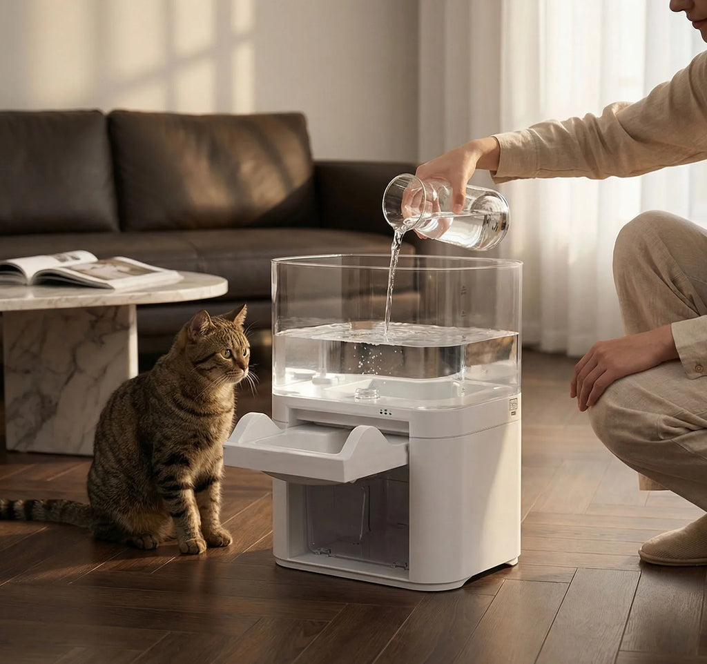 Fontaine à Eau Sans Fil 4 L avec Capteur pour Chat et Chien - Amicura A10 – vue 8