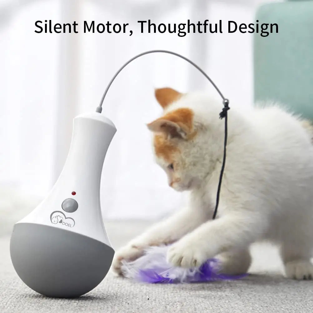 Jouet Interactif Automatique à Plume pour Chat - DOEL
