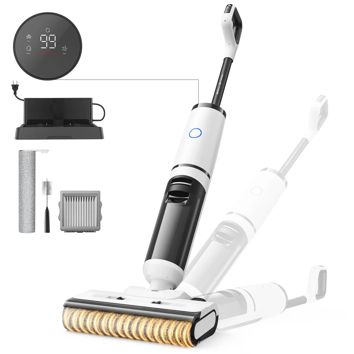 Aspirateur Balai Sans Fil 22 kPa Autonomie 55 min - Redkey W15 Pro – vue 2
