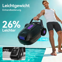 Robot Nettoyeur de Piscine Sans Fil Longue Autonomie - Redkey S2 – vue 7