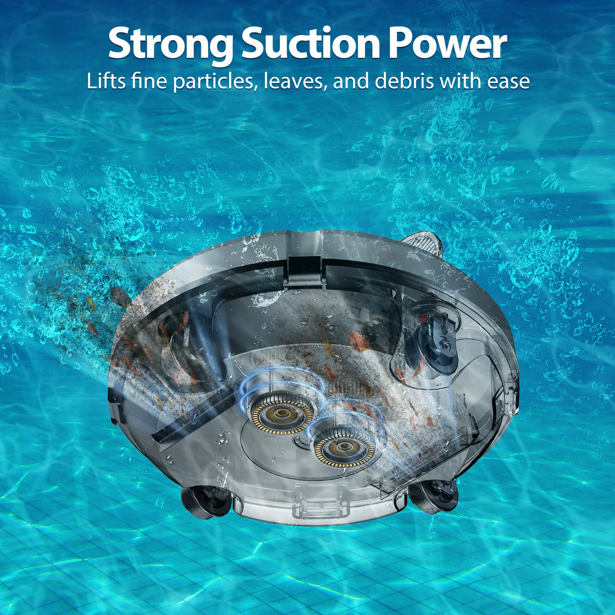 Robot Nettoyeur de Piscine Sans Fil - Redroad S1 – vue 5
