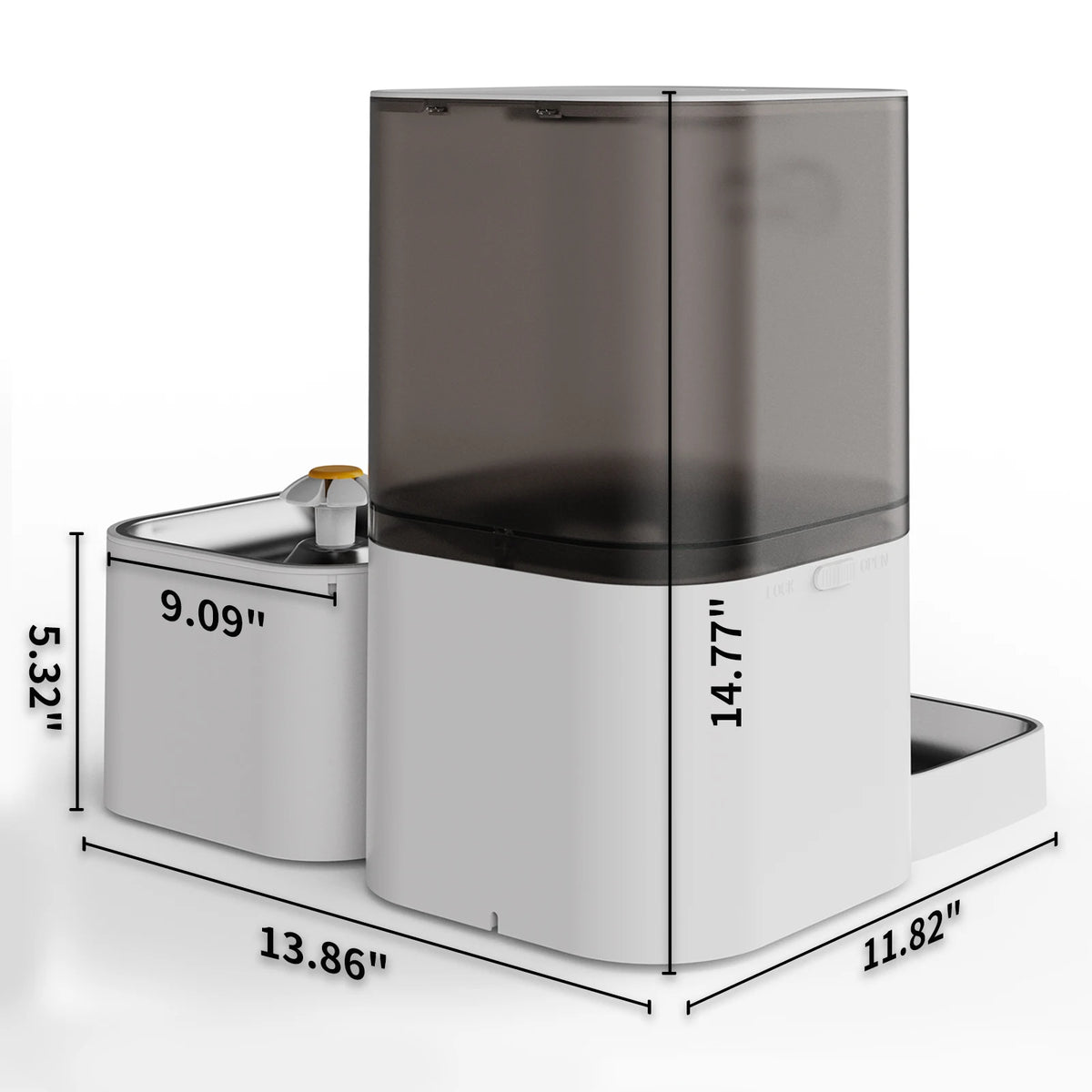 Distributeur de Croquettes 6 L avec Fontaine 2,5 L et Application - DOEL – vue 8