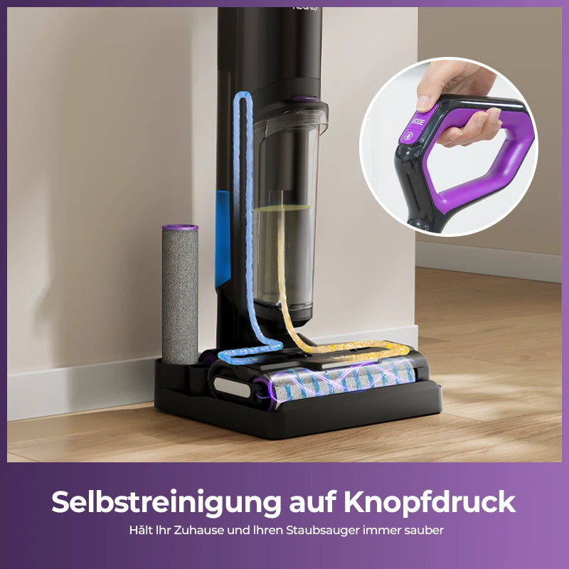 Aspirateur Laveur Sans Fil Autonomie 35 min - Redkey W15 – vue 5