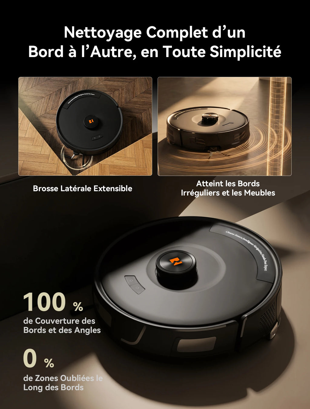 Robot Aspirateur Laveur 38 000 Pa avec Station d'Auto-Vidage - Redroad R11 Max – vue 5