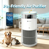 Purificateur d'Air Spécial Animaux 120 m² Filtre HEPA H13