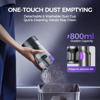 Aspirateur Balai Sans Fil 55 000 Pa Filtration HEPA - Redkey P9 Pro – vue 3