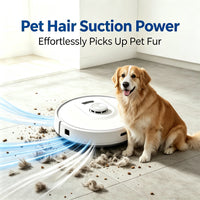 Robot Aspirateur LiDAR 20 000 Pa pour Poils d'Animaux – vue 2