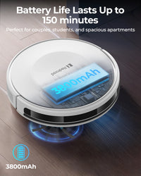 Robot Aspirateur 10 000 Pa pour Poils d'Animaux - Redroad E2 – vue 5