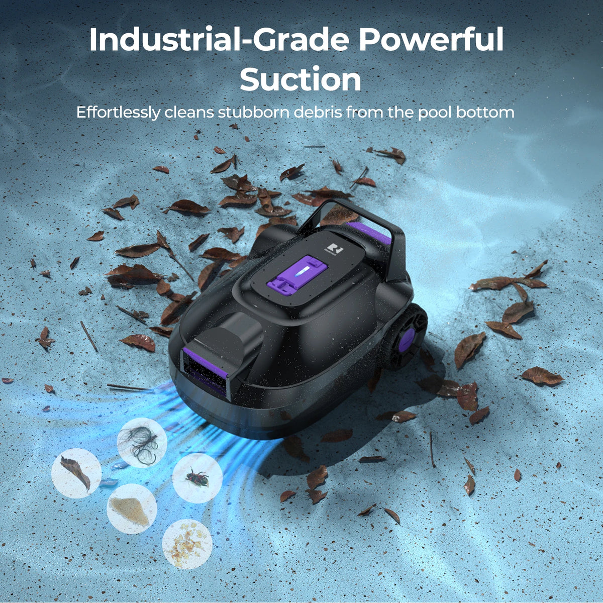 Robot Nettoyeur de Piscine Sans Fil Longue Autonomie - Redkey S2 – vue 2