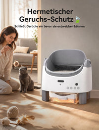 Litière Automatique Ouverte XXL 95 L pour Plusieurs Chats - Amicura X1 Max – vue 3