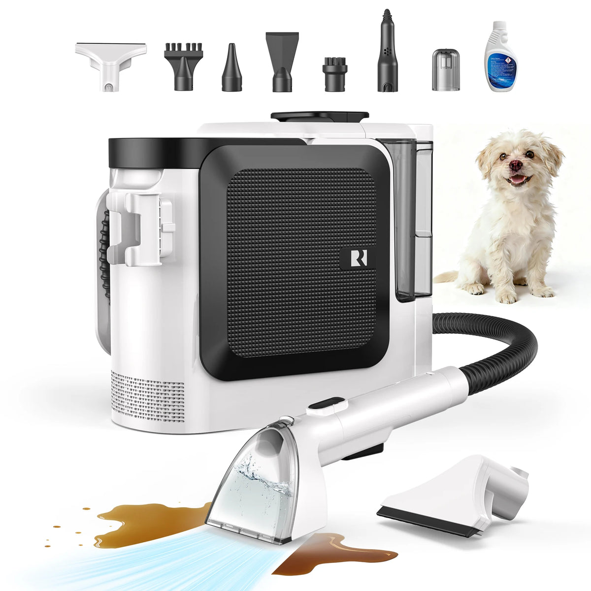 Nettoyeur de Tapis et Canapés à Vapeur 1800 W - Redroad F1