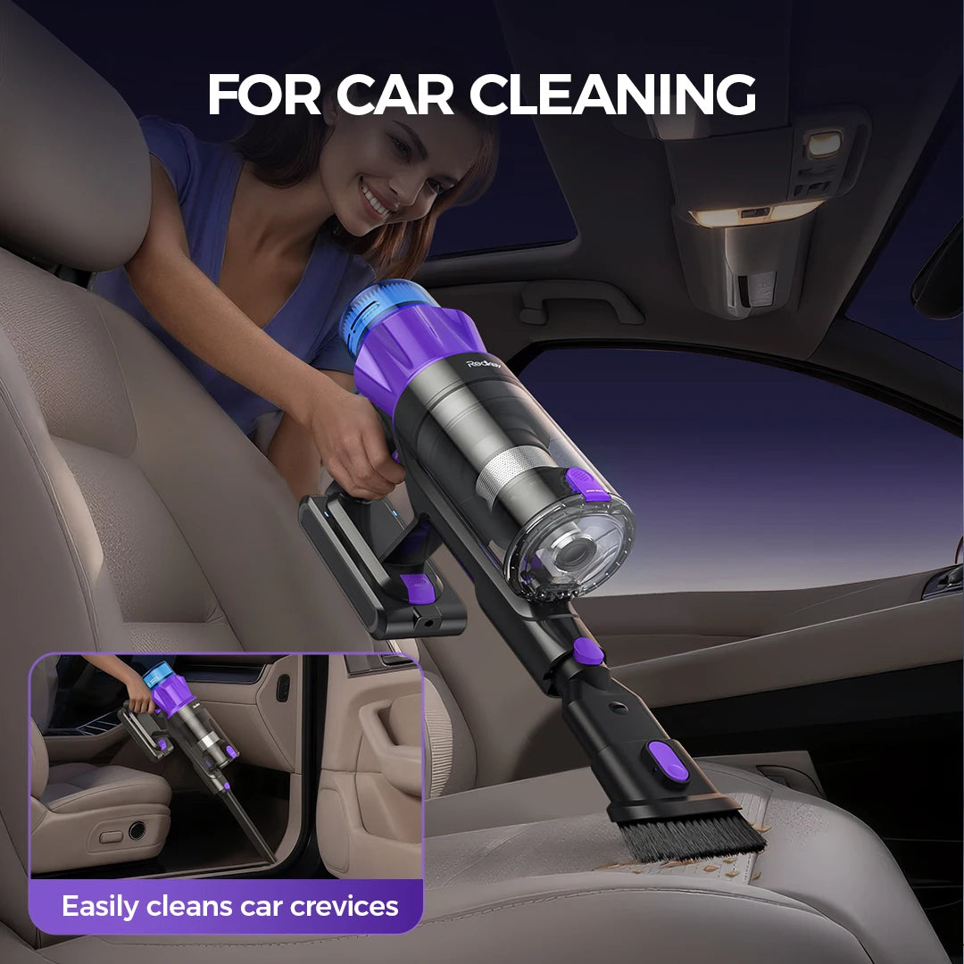 Aspirateur Balai Sans Fil 55 000 Pa Filtration HEPA - Redkey P9 Pro – vue 4